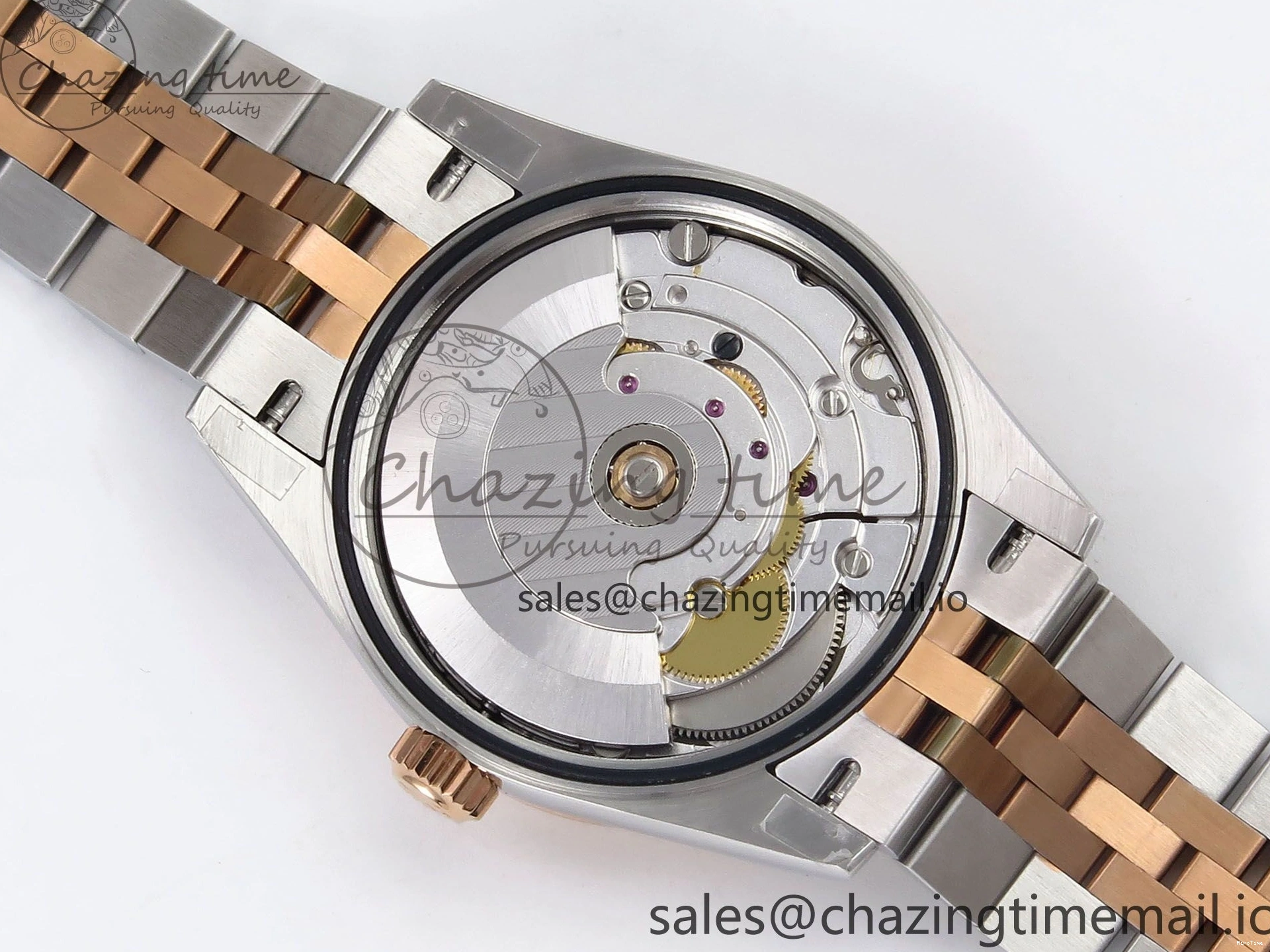 MiroTime 0401 Popular DateJust 31 278271 SS RG GMF 1:1 Best Edition 904L Steel Gray Roman Diamonds Dial on Jubilee Bracelet A 1165